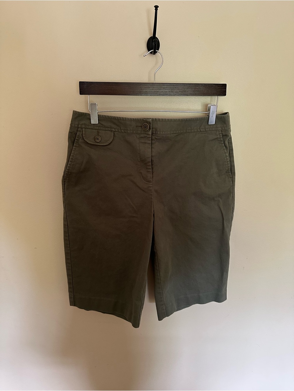 Talbots Olive Green Bermuda Shorts